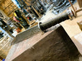 Engraved 12" Seax with gemstone